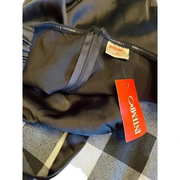 INTEMPO black bodysuit size 12 Large NEW - Picture 4 of 4